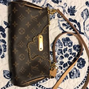 LV Eva crossbody with chain
